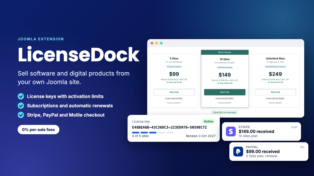 LicenseDock
