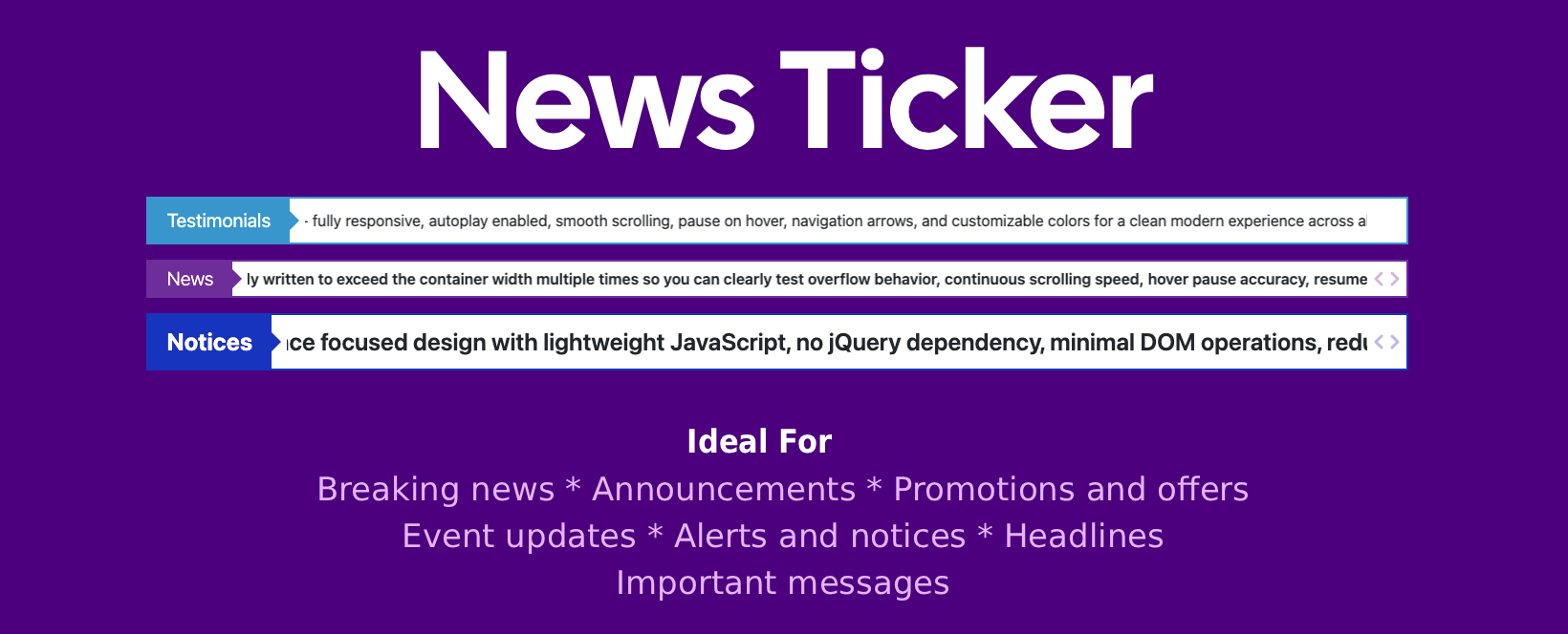 News Ticker