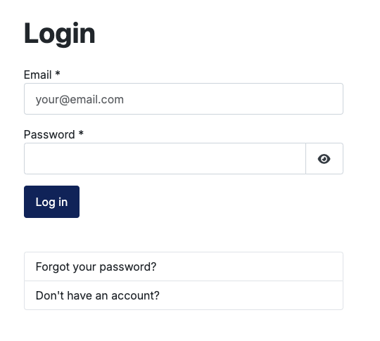 Email Login Suite