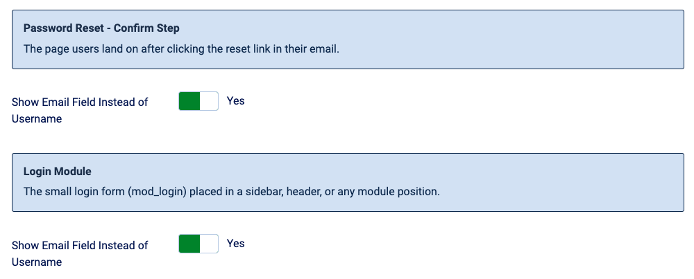 Email Login Suite