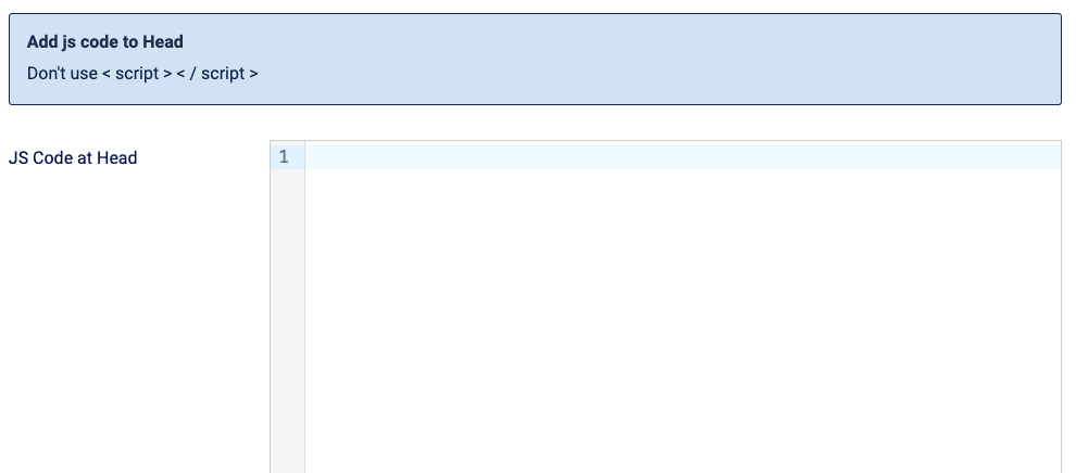 Head CSS, Script
