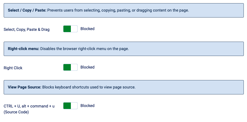 No Right Click, No Copy