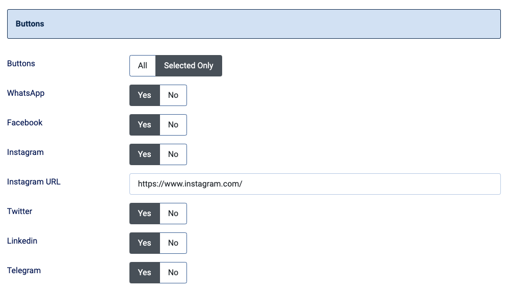 Sidebar Social Share
