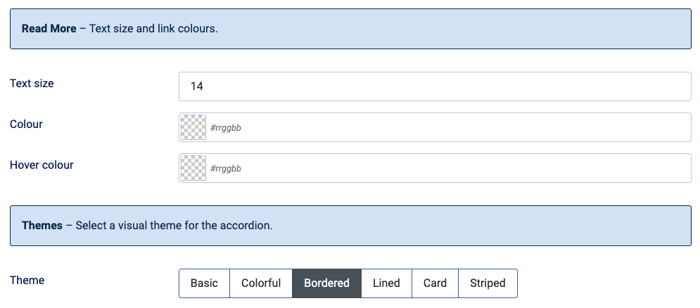 Vertical Content Accordion